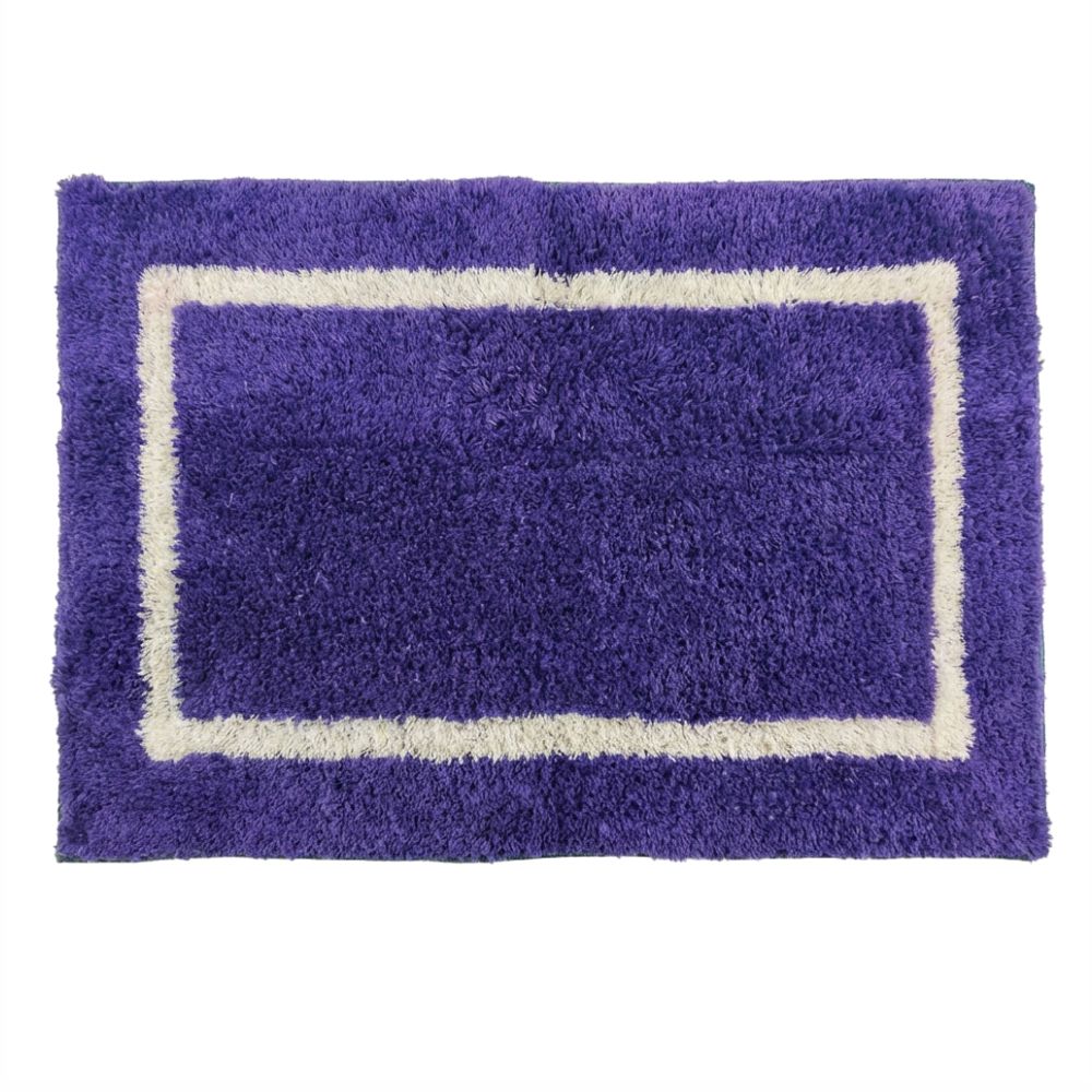 Ковер Delphinium "Стандарт Pr-24", хлопок, 50х80см, сиреневый