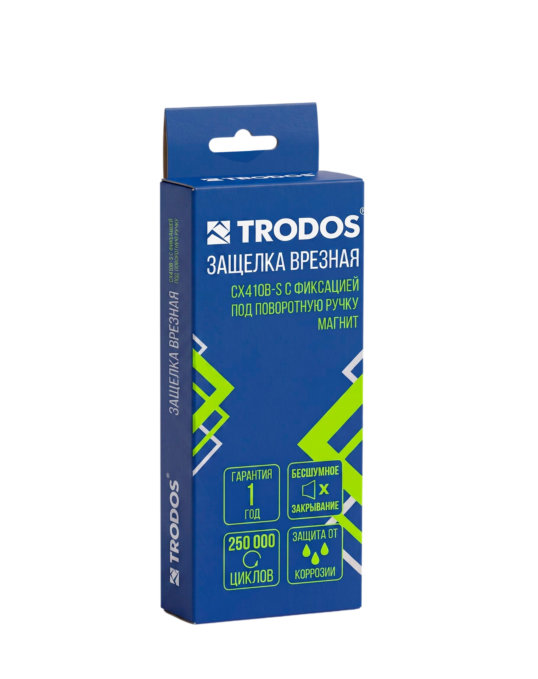 Корпус замка Trodos CX410B-85ET/M WW магнит, белый 