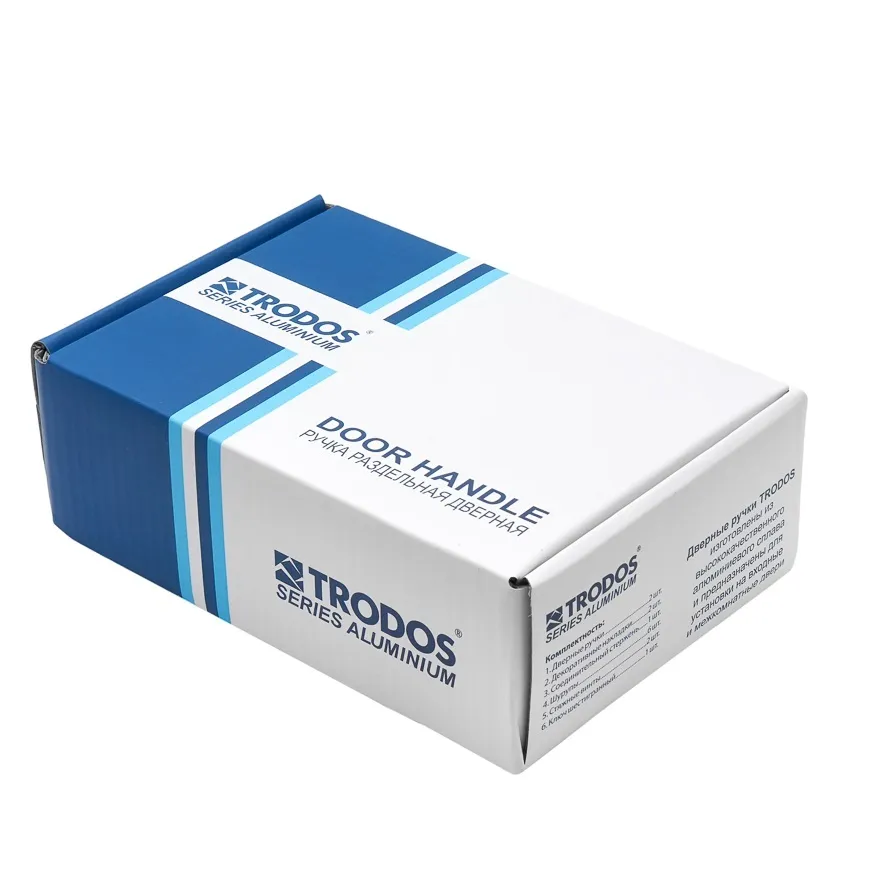 Ручка раздельная Trodos 517-03 слим BL черный