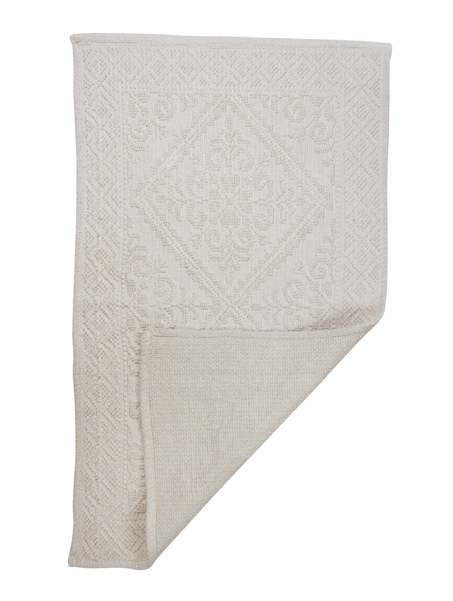 Ковер Zenfort "Винтаж" (Vintage) хлопок, 50*80см, белый