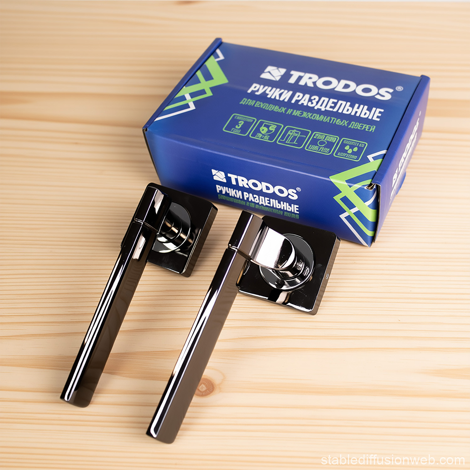 Ручка раздельная Trodos 517-02 BN черный никель