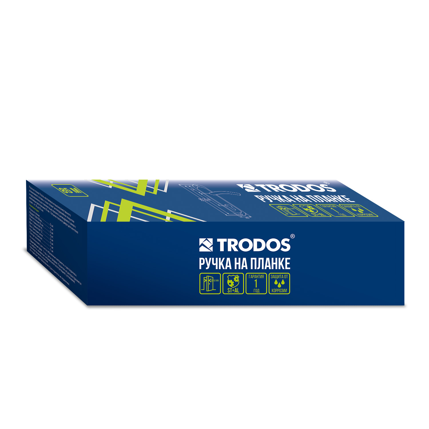 Ручка на планке Trodos 85/106-M CP хром 