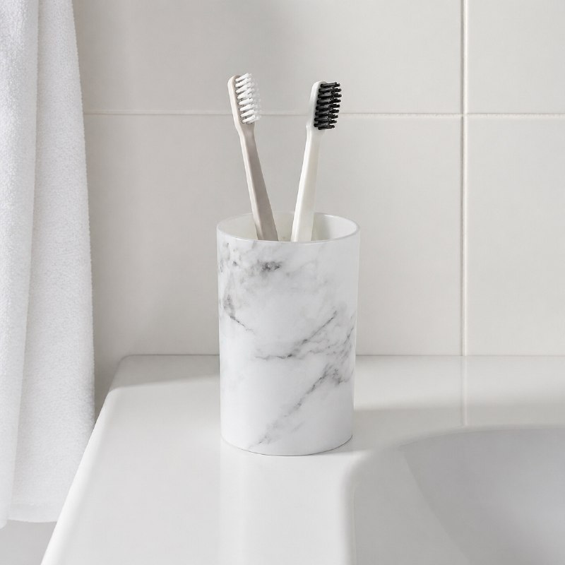 Стакан Delphinium коллекция "Вояж" (Marble), пластик