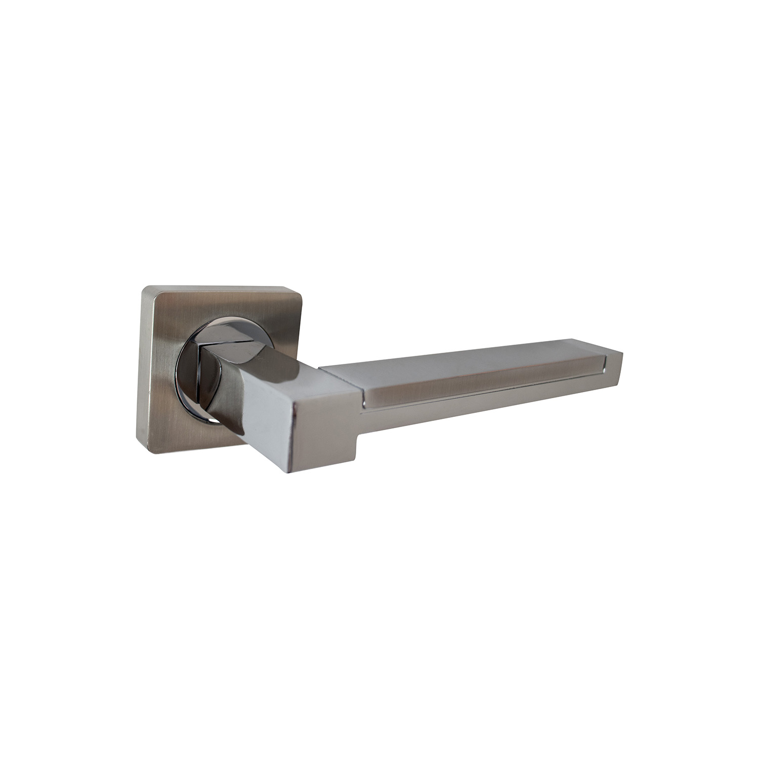 Ручка раздельная Trodos 873-02 SN/CP никель/хром