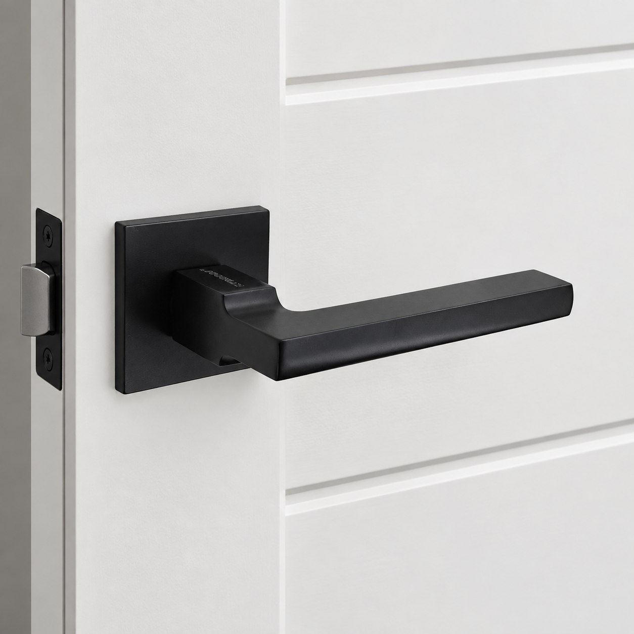 Ручка раздельная Trodos 517-03 слим BL черный