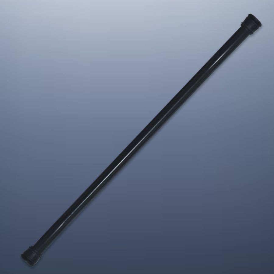 Карниз для ванной телескопический Zenfort 110-200см, черный, блистер