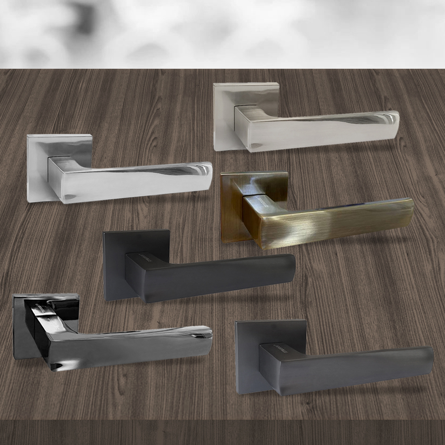 Ручка раздельная Trodos 845-03 слим BL черный