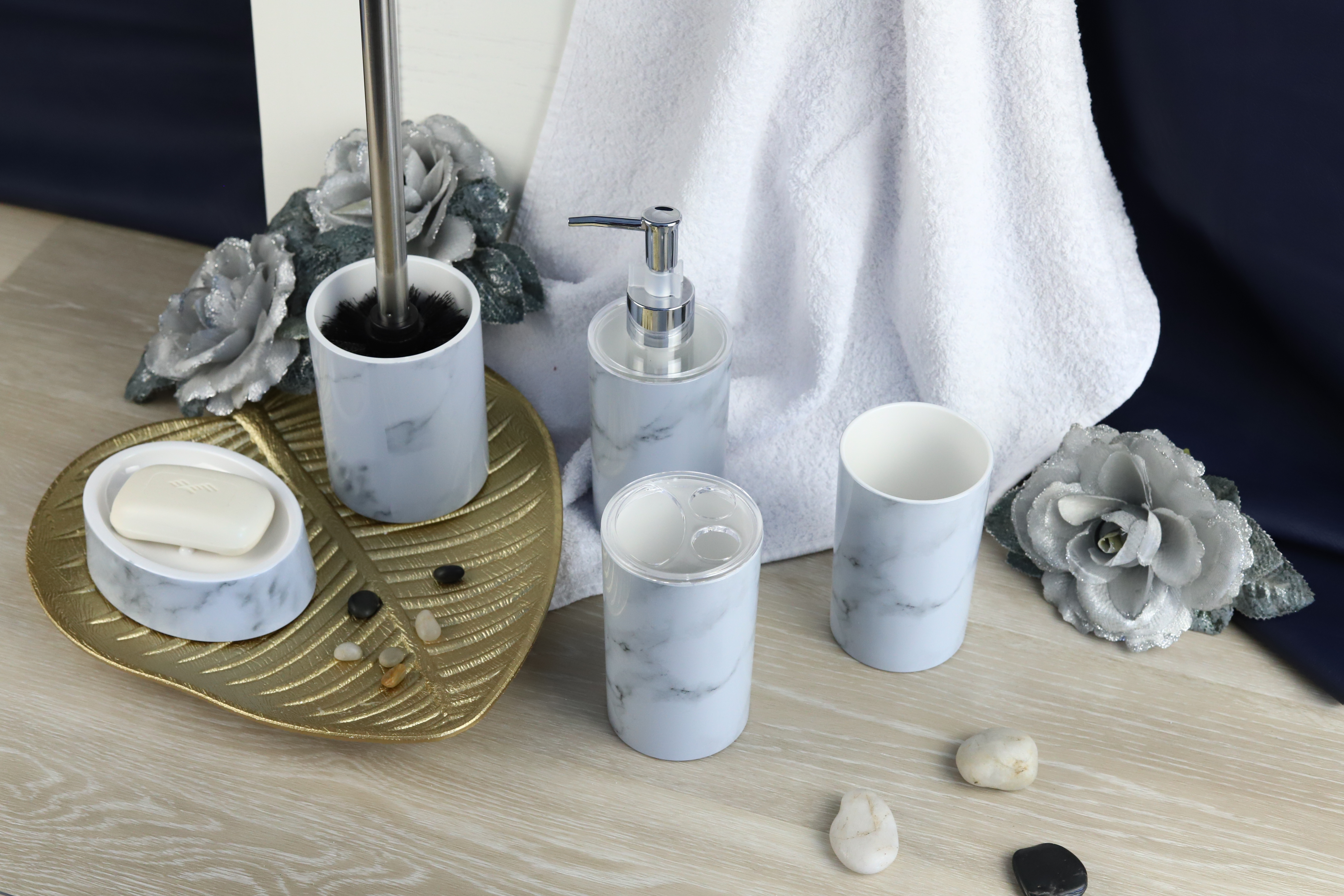 Ерш Delphinium коллекция "Вояж" (Marble), пластик