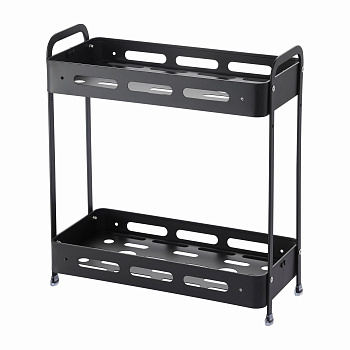 Полка настенная Zenfort 2-ярусная "TA-3540B2", черный матовый