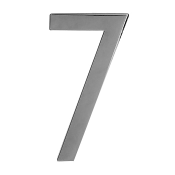 Цифра дверная Trodos "7" модерн, хром