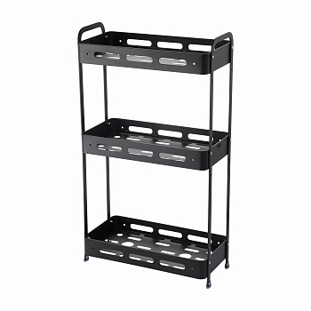 Полка настенная Zenfort 3-ярусная "TA-3540B3", черный матовый