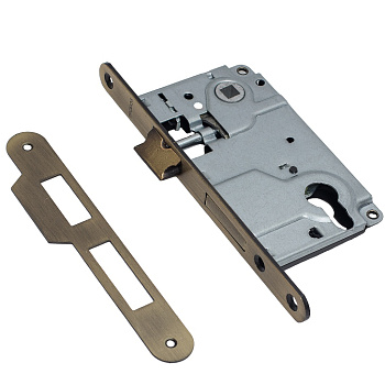 Корпус замка Trodos  R1-85 ET AB с ригелем, бронза