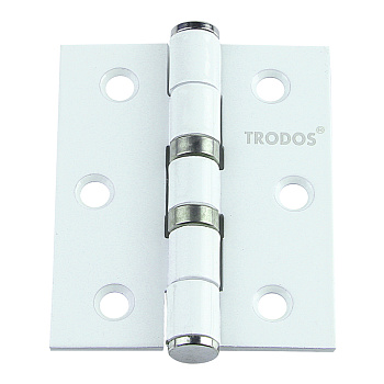 Петля накладная Trodos 75х62х2,5 WW белый 