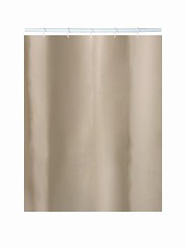 Штора для ванной Delphinium  "PE1148R", пева, 180х200см, бежевая