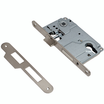 Корпус замка Trodos  R1-85 ET SN с ригелем, никель