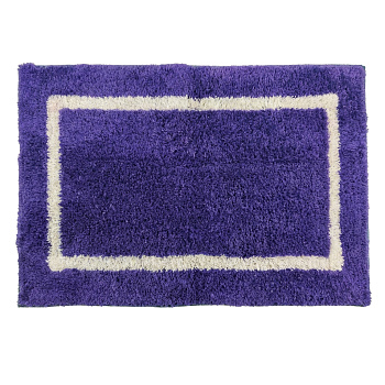 Ковер Delphinium "Стандарт Pr-24", хлопок, 50х80см, сиреневый