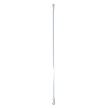 Карниз для ванной телескопический Delphinium 140-260см, белый, т/у