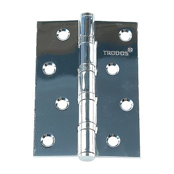 Петля накладная Trodos 100х70х2,5 CP хром, ф/упак
